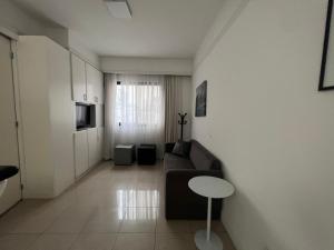 TV a/nebo společenská místnost v ubytování Hotel Privilégio Av Macuco 579 Moema São Paulo