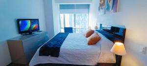 Postel nebo postele na pokoji v ubytování Paseo de la Reforma apartment, great location, luxurious, 4P.