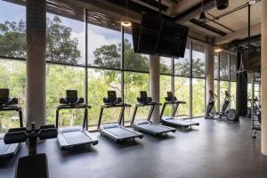 Gimnasio o equipo deportivo en Ideal Location with Cenote Pools Gym Restaurant
