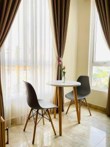 Istumisnurk majutusasutuses Hoang Quan Hotel
