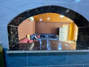 Posezení v ubytování شاليه الريف - البحر الميت - النهضة Chalet Al-Reef - DeadSea - Al-Nahda