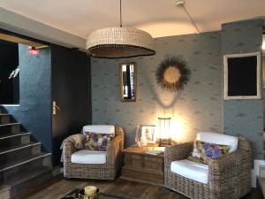 Posezení v ubytování Hotel Les Embruns