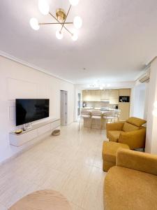 Μια τηλεόραση ή/και κέντρο ψυχαγωγίας στο Casa Anna Patio