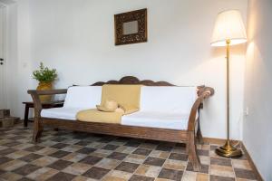 Кровать или кровати в номере Archipelago Sifnos - Seaside Accommodation