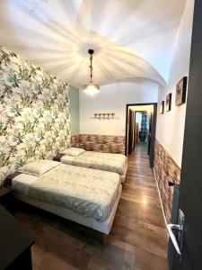 Ένα ή περισσότερα κρεβάτια σε δωμάτιο στο Appartement terrasse vue lac
