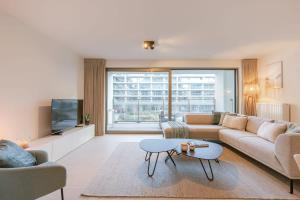 Χώρος καθιστικού στο Huswell - Bright apartment in Sky garden with terrace