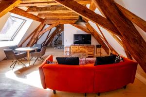 TV o dispositivi per l'intrattenimento presso Kníže Ferdinand Apartments