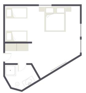Plan piętra w obiekcie Aldiana Club Hochkönig