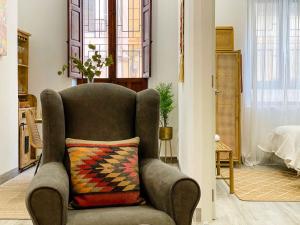 Posezení v ubytování Estiloso apartamento en el centro de Alicante