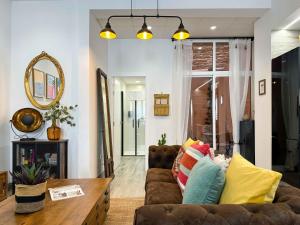 Posezení v ubytování Estiloso apartamento en el centro de Alicante