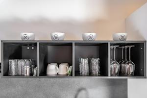 Set per la preparazione di tè e caffè presso Kníže Ferdinand Apartments