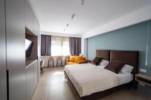 Postel nebo postele na pokoji v ubytování APARTMENT ANDROMEDA