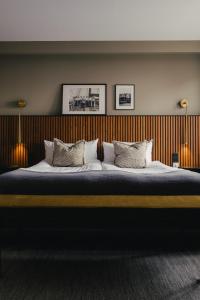 Voodi või voodid majutusasutuse Hotel Strana toas