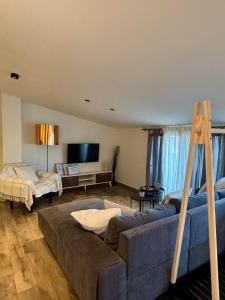 Μια τηλεόραση ή/και κέντρο ψυχαγωγίας στο Maya Suites N.Moudania