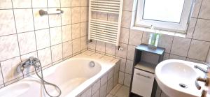 Koupelna v ubytování Apartment Sson