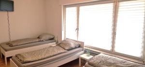 Postel nebo postele na pokoji v ubytování Apartment Sson