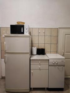 Kuchyň nebo kuchyňský kout v ubytování APARTMAN Riva 1