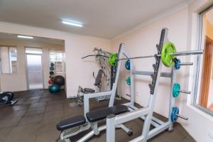 Das Fitnesscenter und/oder die Fitnesseinrichtungen in der Unterkunft Longview Luxury Resort