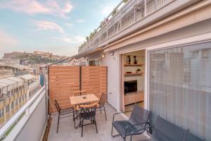 Balkón nebo terasa v ubytování IVY Apartments in The Heart of Athens