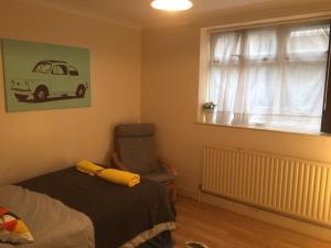 Posezení v ubytování 24/7 London Hostel
