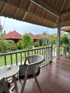 Balkón nebo terasa v ubytování The Niti Hut's Lembongan
