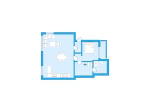 Půdorys ubytování Apartment Galaxy Lodge by Interhome