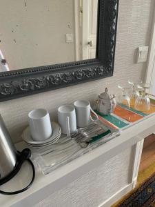 Villa Hébert的咖啡和沏茶工具