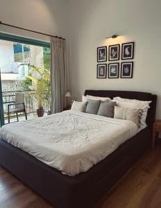 Postelja oz. postelje v sobi nastanitve Zen Den Goa: 3Bhk Private Pool Villa
