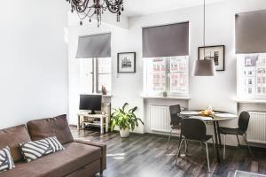 Posedenie v ubytovaní Stylowy apartament w najlepszej lokalizacji