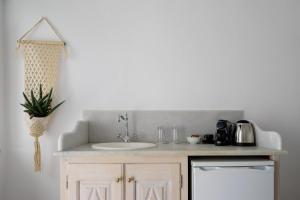 Dapur atau dapur kecil di MyBoZer Hotel Kallisto