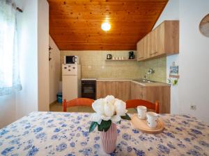 Kuchyň nebo kuchyňský kout v ubytování Apartment Sime + 31 fotografií