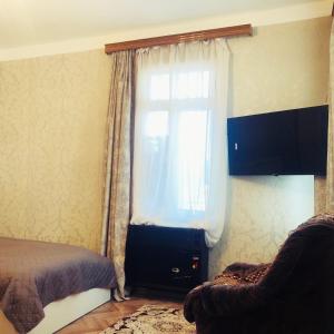 TV a/nebo společenská místnost v ubytování Family House Shorety