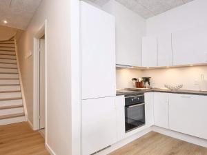 Kuchyň nebo kuchyňský kout v ubytování Apartment Ringkøbing CXXIII