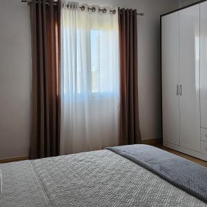 Postel nebo postele na pokoji v ubytování Uphill house.