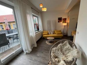 Istumisnurk majutusasutuses Naumburger Charme Solaris