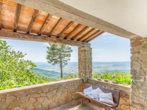 a view from the porch of a mountain house at Holiday Home Bellavista by Interhome in Cortona