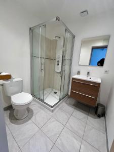 Ένα μπάνιο στο Appartement de charme