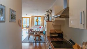 Kuchyň nebo kuchyňský kout v ubytování Seeappartement Altaussee