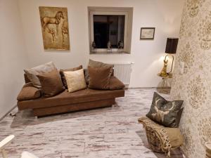 Χώρος καθιστικού στο Ferienhaus Eifelglühen