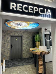 Vstupní hala nebo recepce v ubytování Marina Resort Chłopy