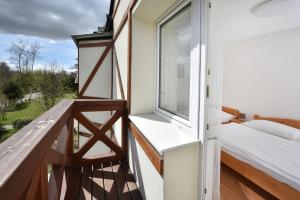 Balkón alebo terasa v ubytovaní Apartmany ZEA