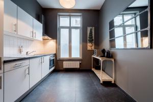 Dapur atau dapur kecil di Smartflats City - Brusselian