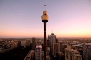 Nespecifikovaný výhled na destinaci Sydney nebo výhled na město při pohledu z apartmánu