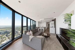 A Cozy 3BR Apt with Panoramic Views FREE Parking 휴식 공간