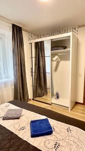 Lova arba lovos apgyvendinimo įstaigoje NeriesResort 3 Rooms Suite iN Centrum