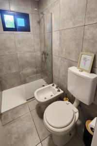 Et badeværelse på Casa de playa Casamigos Miramar