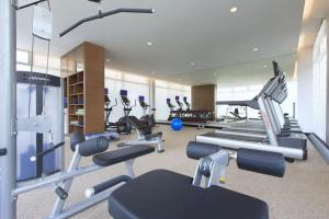 Fitness centrum a/nebo fitness zařízení v ubytování Lux 3BR Suite Puteri Harbour Near Legoland & Hello Kitty with Water Views