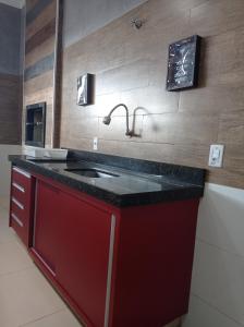 Kuchyň nebo kuchyňský kout v ubytování Recanto Vida Boa