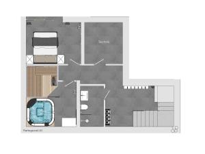 Plan piętra w obiekcie Wanderlust Mountain Chalet