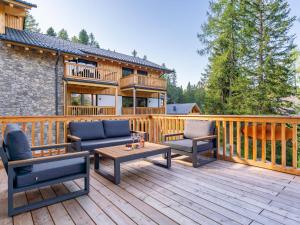 Balkon lub taras w obiekcie Wanderlust Mountain Chalet